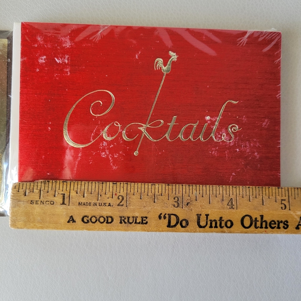 Vintage Cocktail Party Invitations ~ NOS ~ MCM ~ Retro ~ Bar Cart ~ FINAL PRICE! - Picture 7 of 13